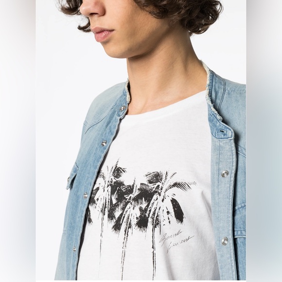 SAINT LAURENT Palmeraie print t-shirt - Picture 10 of 11